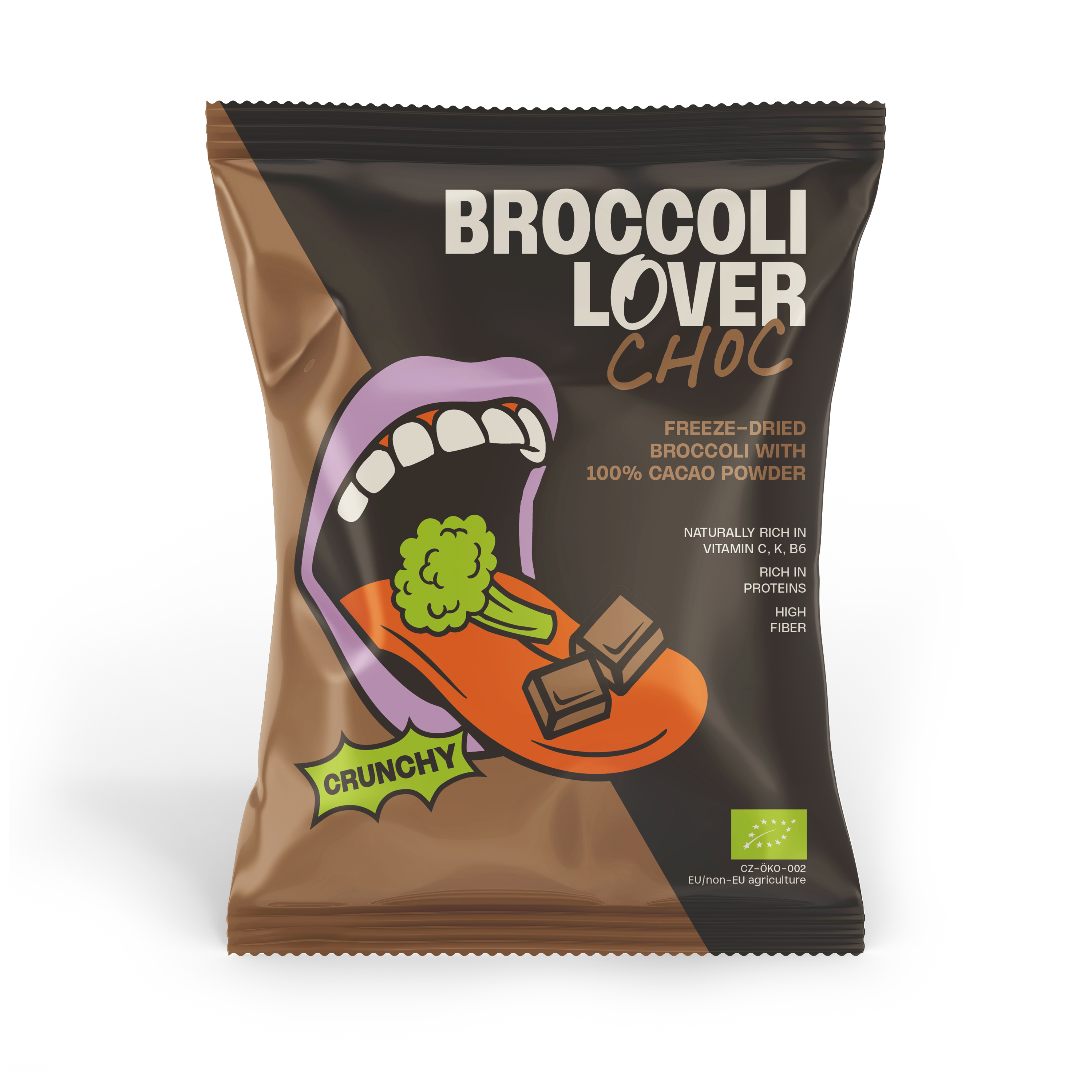BUNDLE DEAL 3 TRAYS Broccoli Lover Choc, Tray (27x Snack bags)